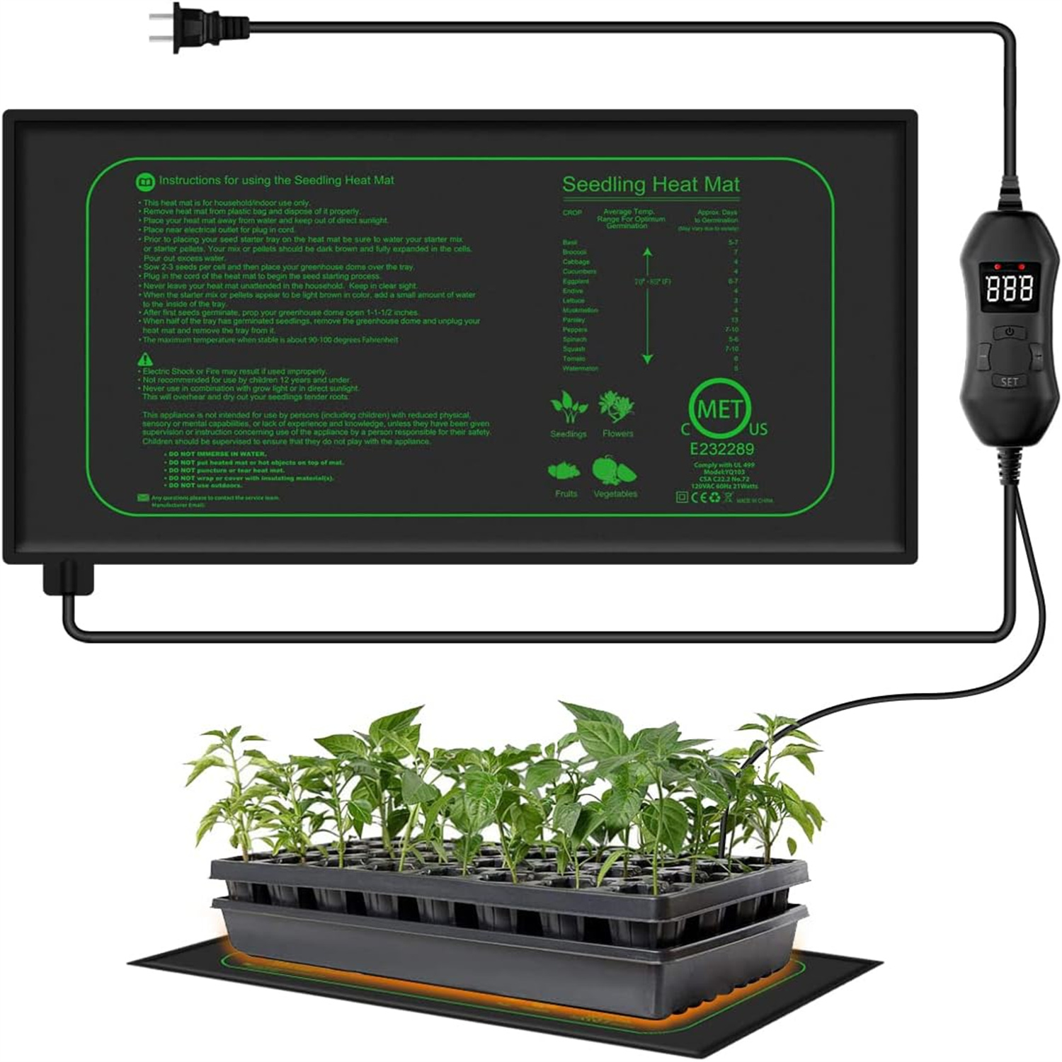 Tapete de calor para mudas com - Rooting Gel Clone avaliação e preço