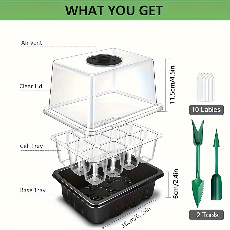 Kit de Iniciação para Mudas -  - Humidity Dome Kit avaliação e preço