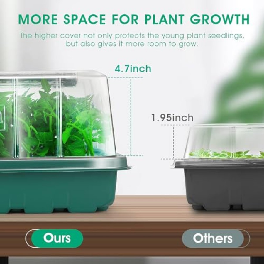 Bandeja de Germinação com Luz  - Humidity Dome Kit avaliação e preço