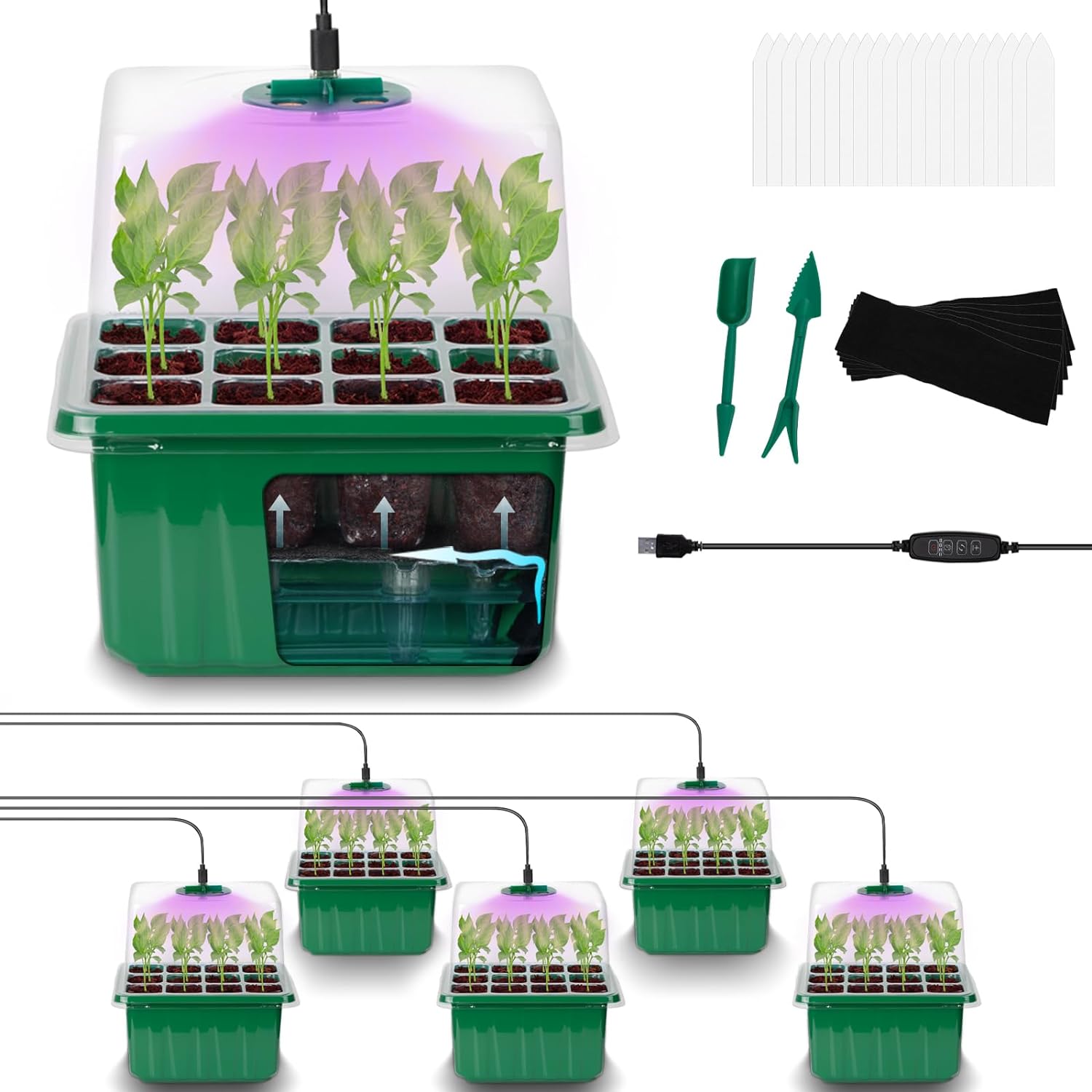 Kit de Bandejas de Sementes Re - Humidity Dome Kit avaliação e preço
